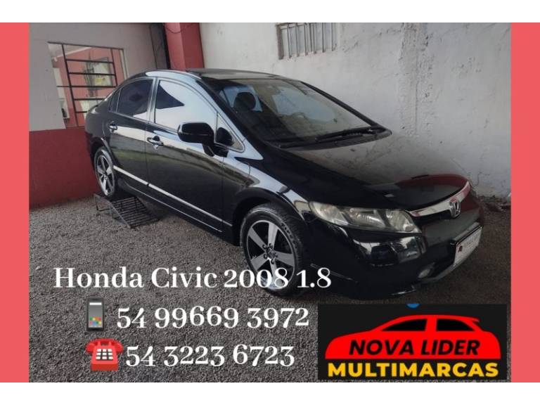 HONDA - CIVIC - 2008/2008 - Preta - R$ 47.900,00