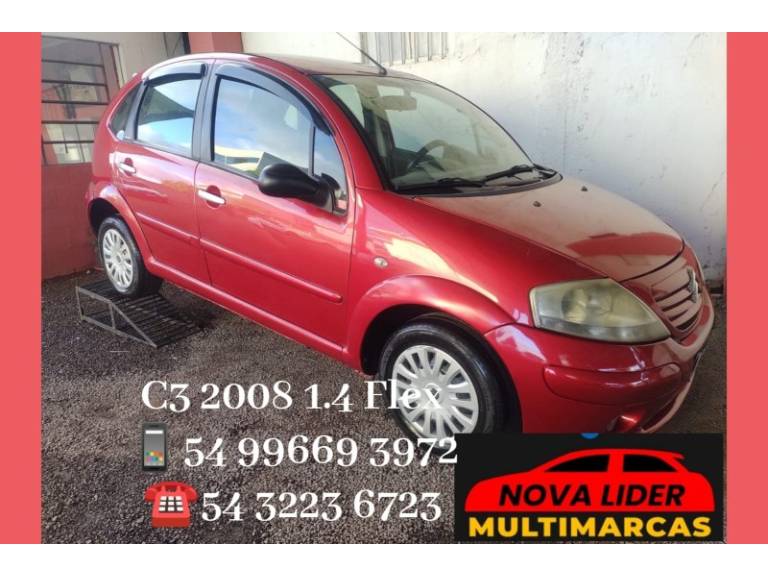CITROËN - C3 - 2008/2008 - Vermelha - R$ 19.500,00
